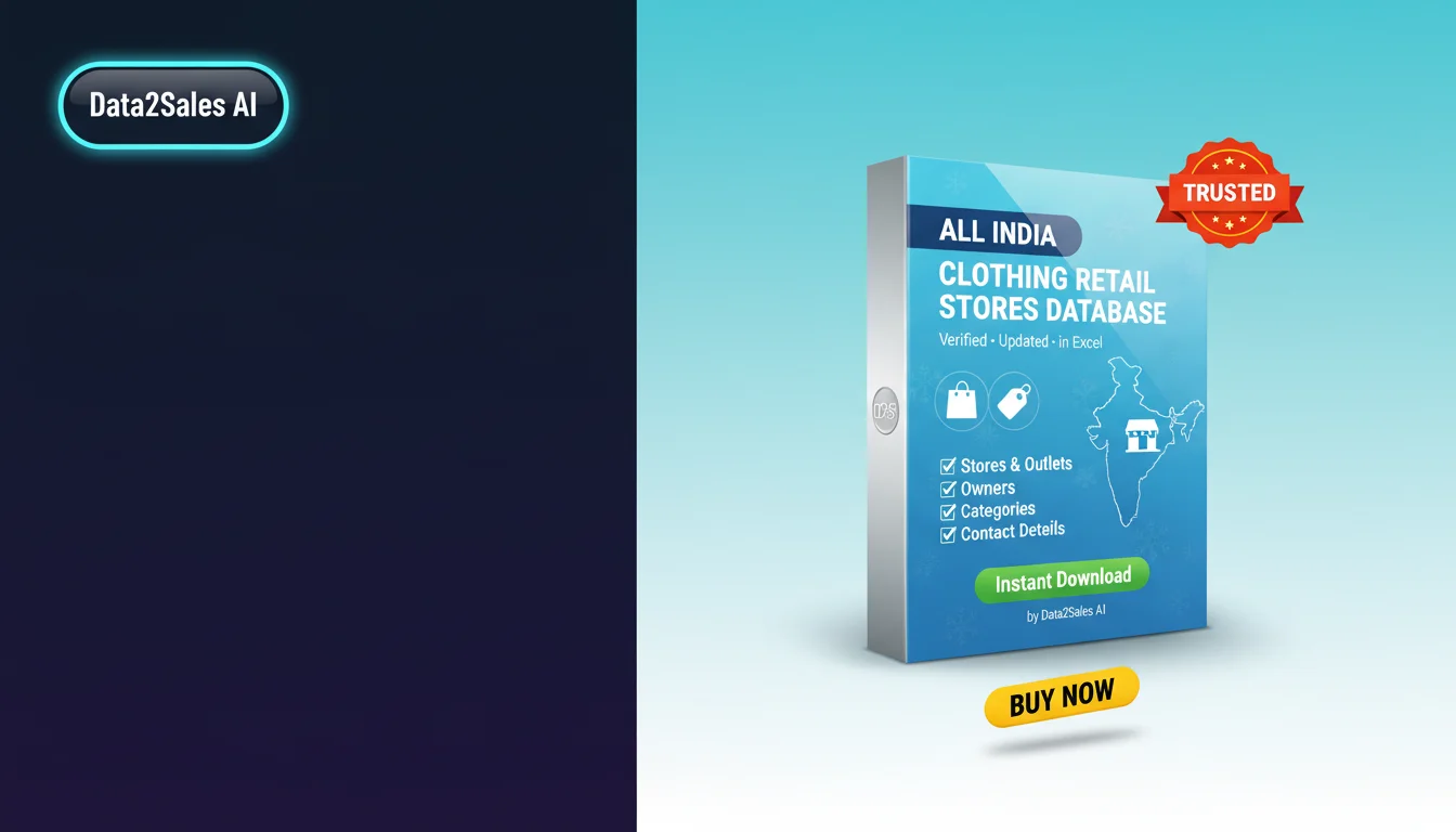 Clothing Retail Stores Leads in Jharkhand, India — Verified B2B Data…