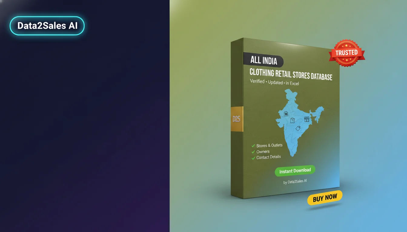 Clothing Retail Stores Leads in Rajasthan, India — Verified B2B Data…