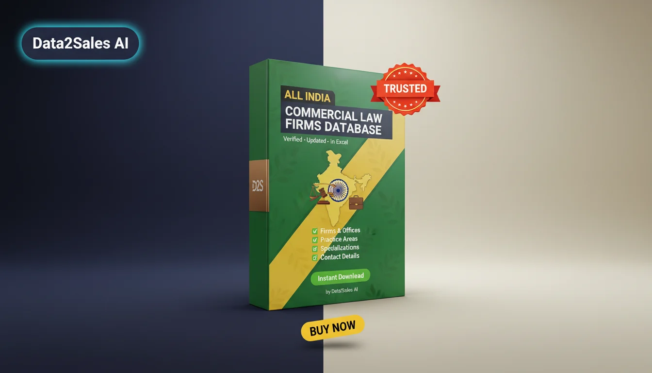 Commercial Law Firms Leads in Rajasthan, India — Verified B2B Databa…