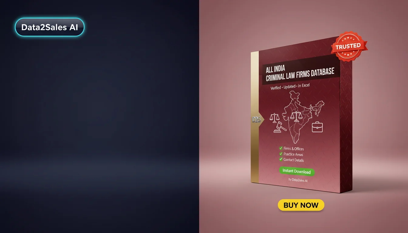 Criminal Law Firms Leads in Maharashtra, India — Verified B2B Databa…