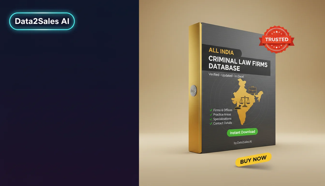 Criminal Law Firms Leads in West Bengal, India — Verified B2B Databa…