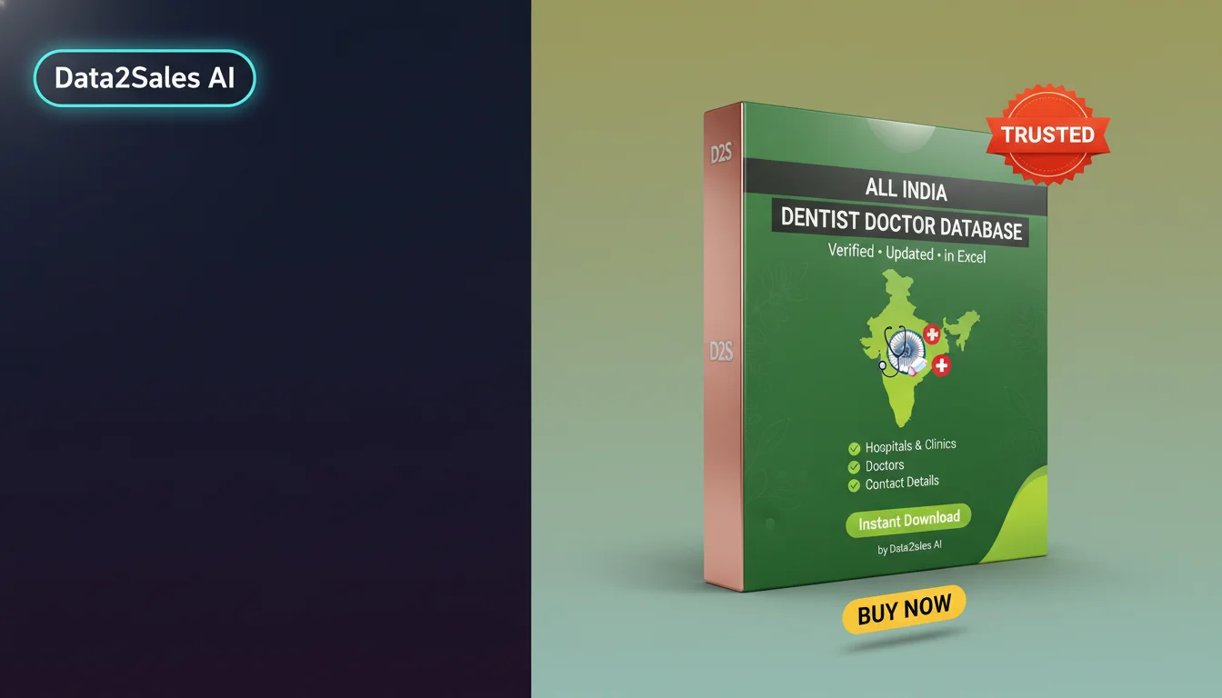 Dentist Doctor Database Leads in Rajasthan, India — Verified B2B Dat…