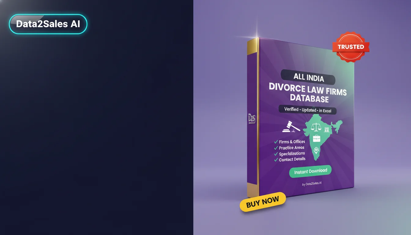 Divorce Law Firms Leads in Andhra Pradesh, India — Verified B2B Data…