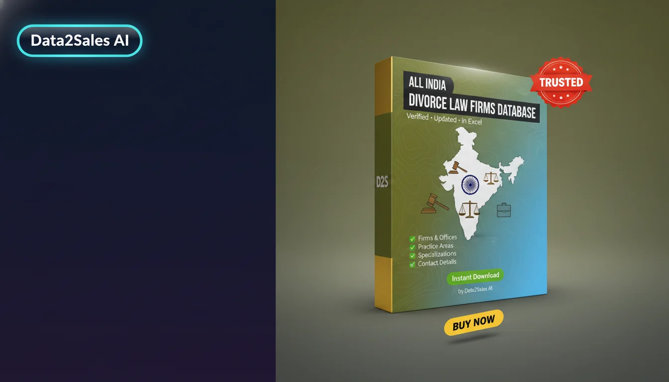 Divorce Law Firms Leads in Rajasthan, India — Verified B2B Database