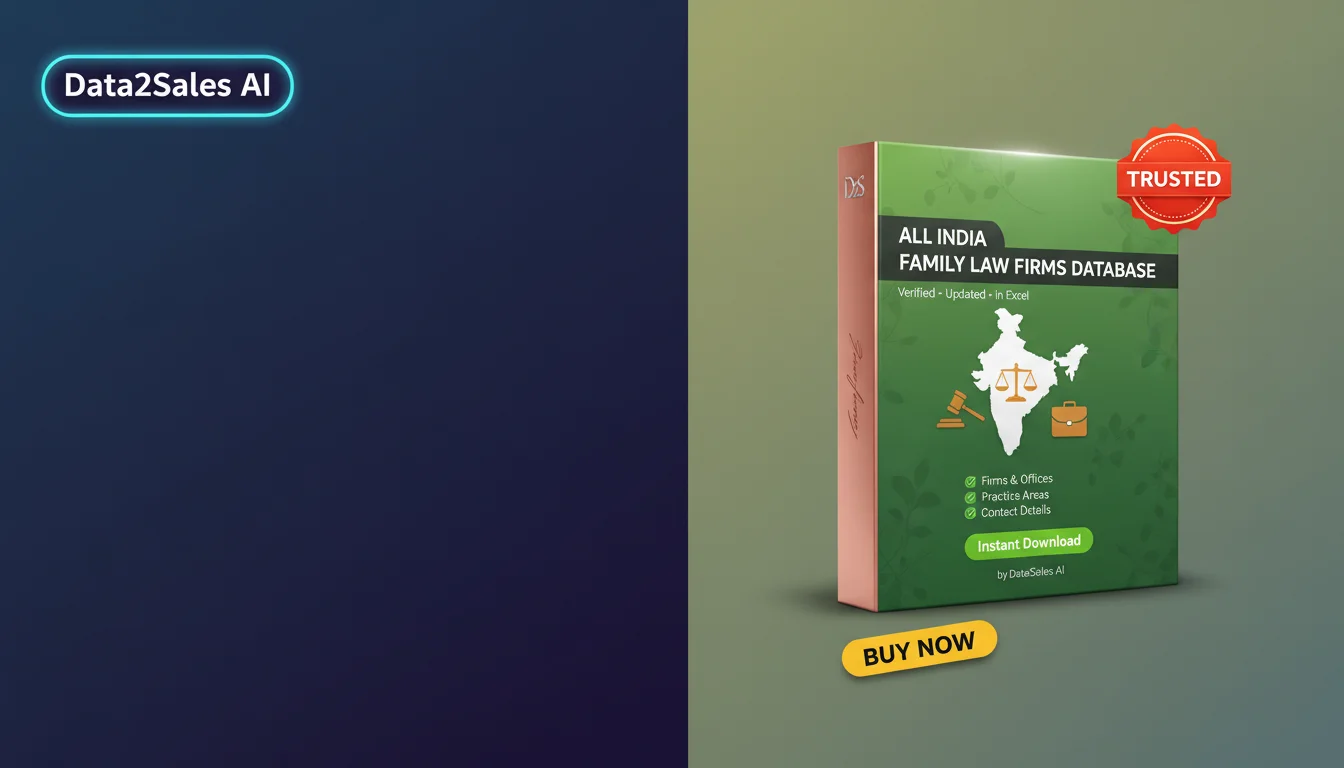 Family Law Firms Leads in Maharashtra, India — Verified B2B Database