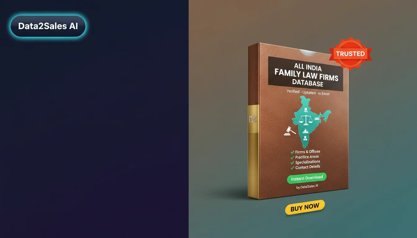Family Law Firms Leads in Rajasthan, India — Verified B2B Database