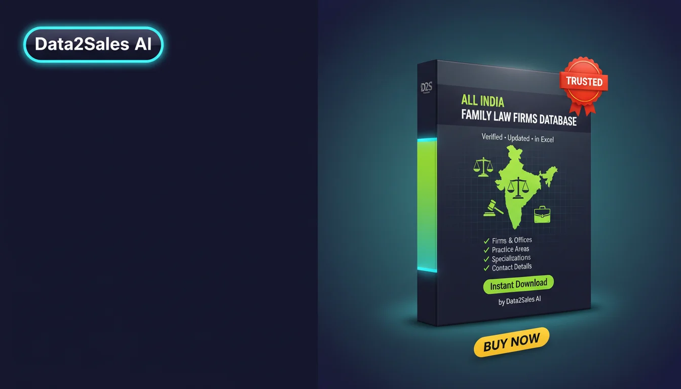 Family Law Firms Leads in West Bengal, India — Verified B2B Database