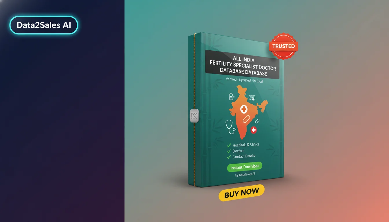 Fertility Specialist Doctor Database Leads in Maharashtra, India — V…