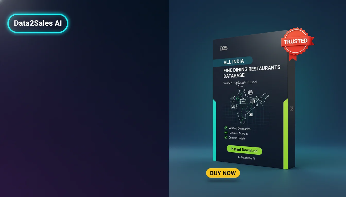 Fine Dining Restaurants Leads in Gujarat, India — Verified B2B Datab…