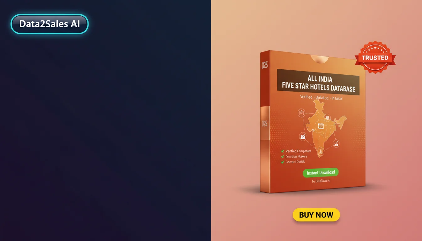 Five Star Hotels Leads in Gujarat, India — Verified B2B Database