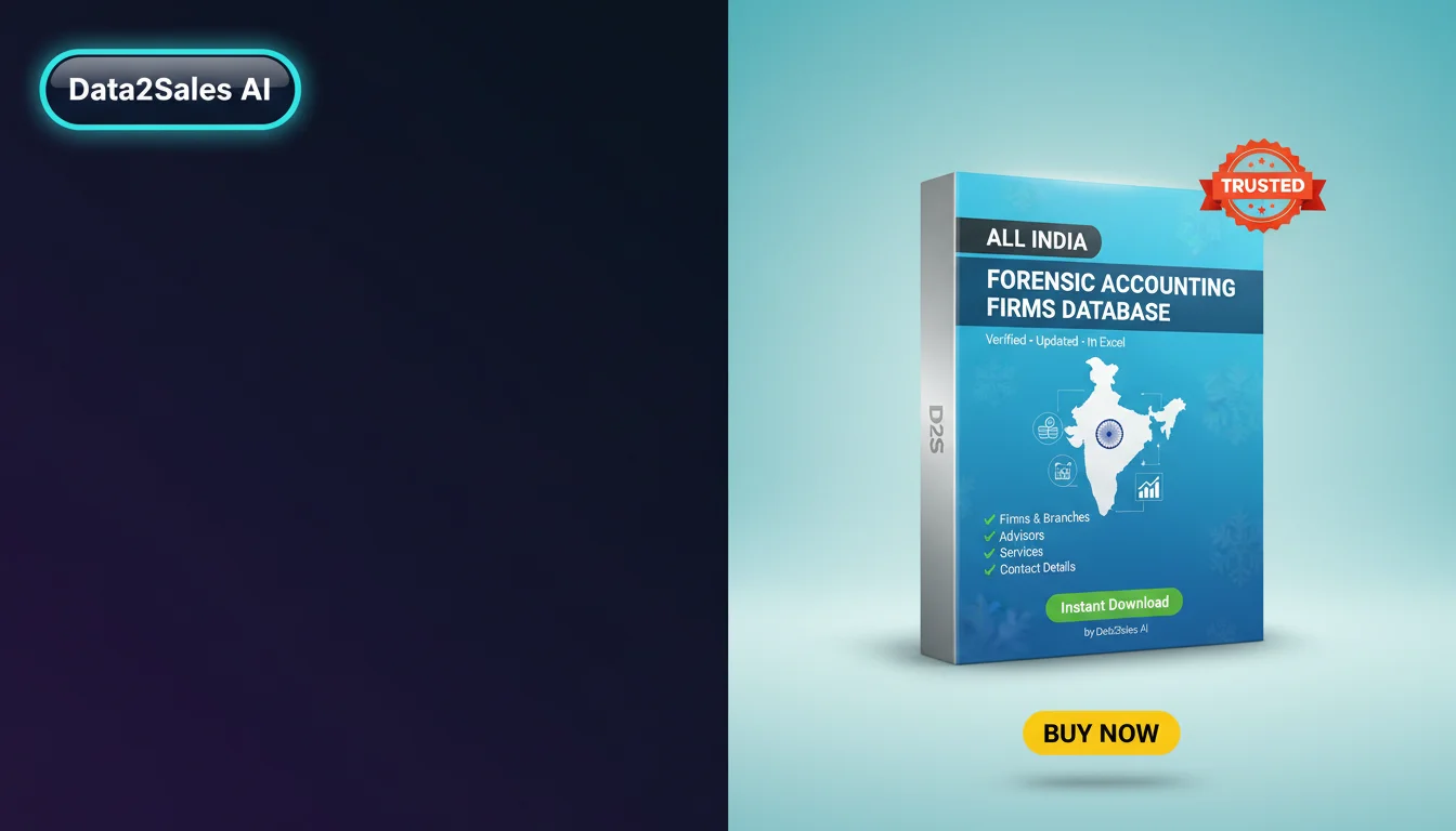 Forensic Accounting Firms Leads in Maharashtra, India — Verified B2B…