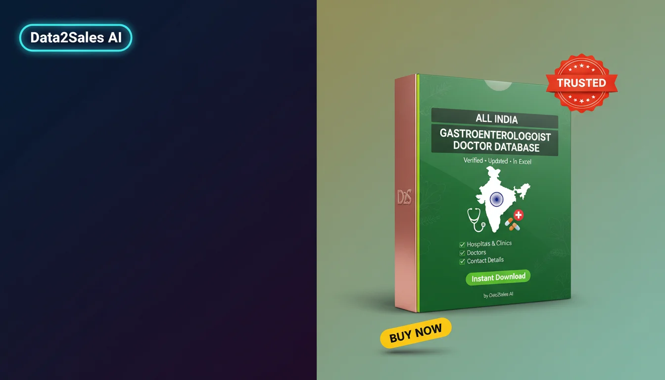 Gastroenterologist Doctor Database Leads in Rajasthan, India — Verif…