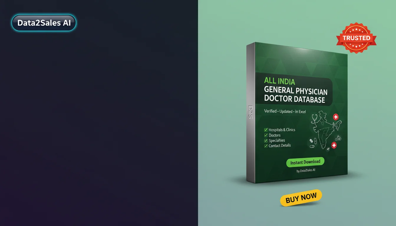 General Physician Doctor Database Leads in Delhi, India — Verified B…