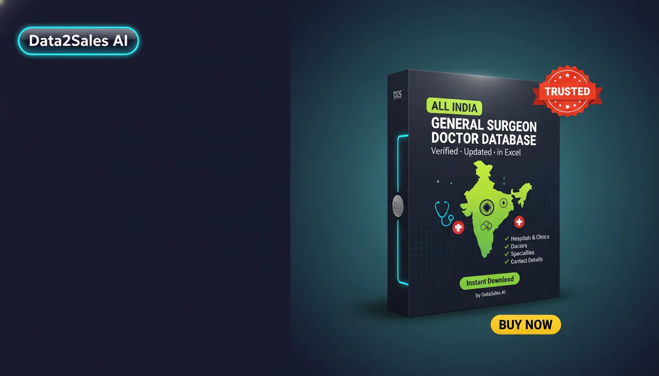 General Surgeon Doctor Database Leads in Karnataka, India — Verified…