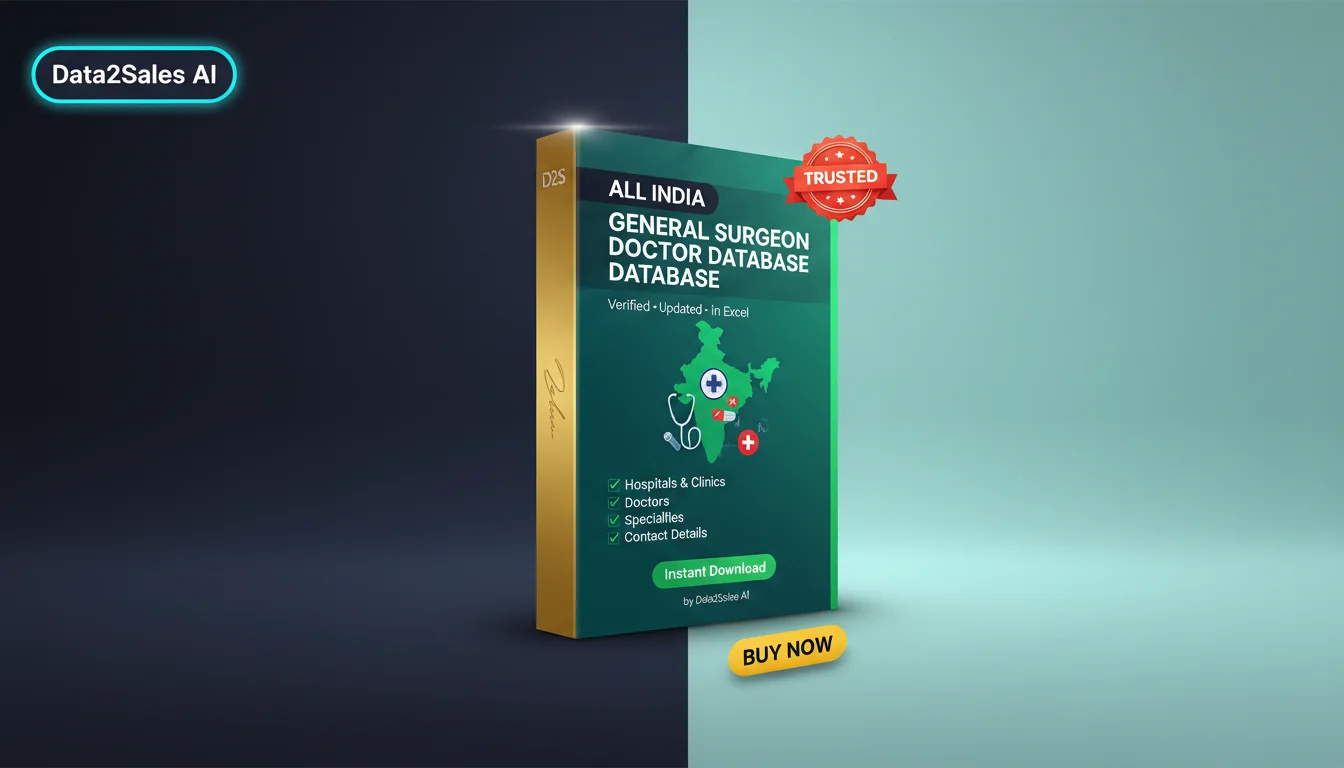 General Surgeon Doctor Database Leads in Rajasthan, India — Verified…