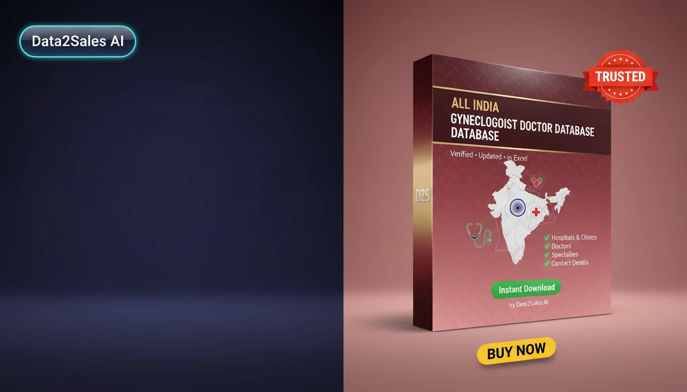Gynecologist Doctor Database Leads in Rajasthan, India — Verified B2…