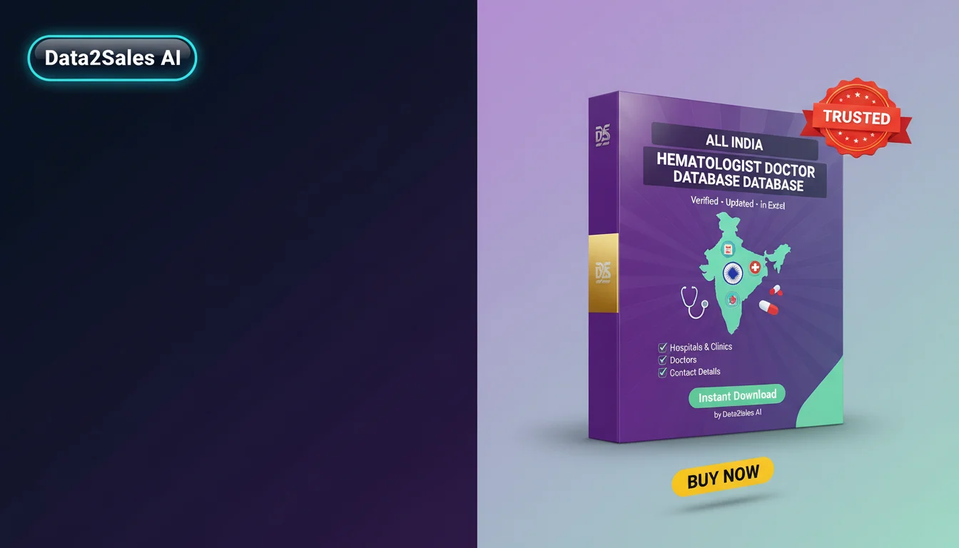 Hematologist Doctor Database Leads in Delhi, India — Verified B2B Da…