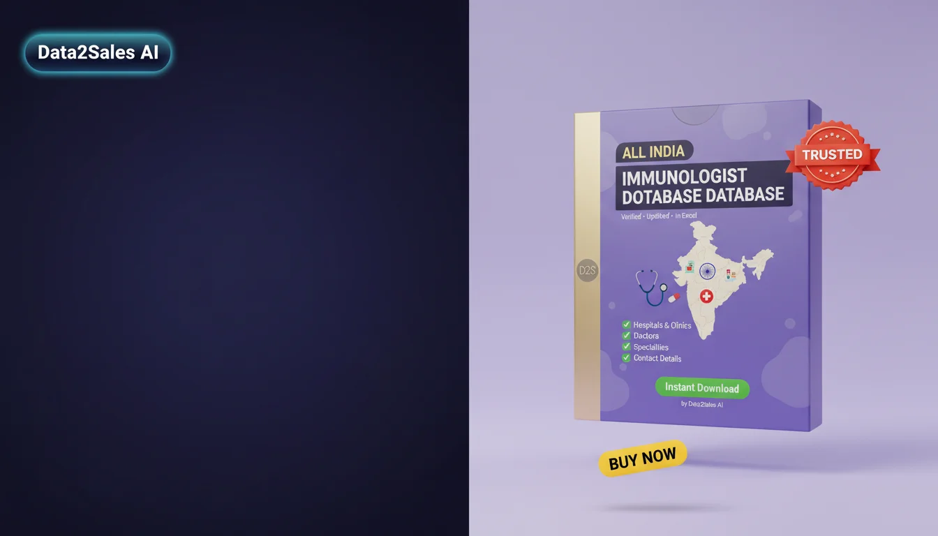 Immunologist Doctor Database Leads in Delhi, India — Verified B2B Da…