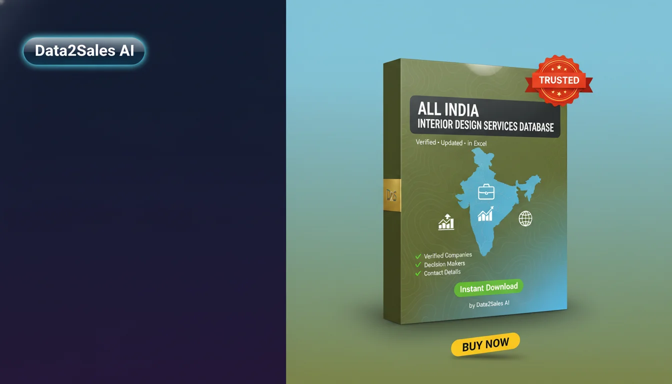 Interior Design Services Leads in Gujarat, India — Verified B2B Data…