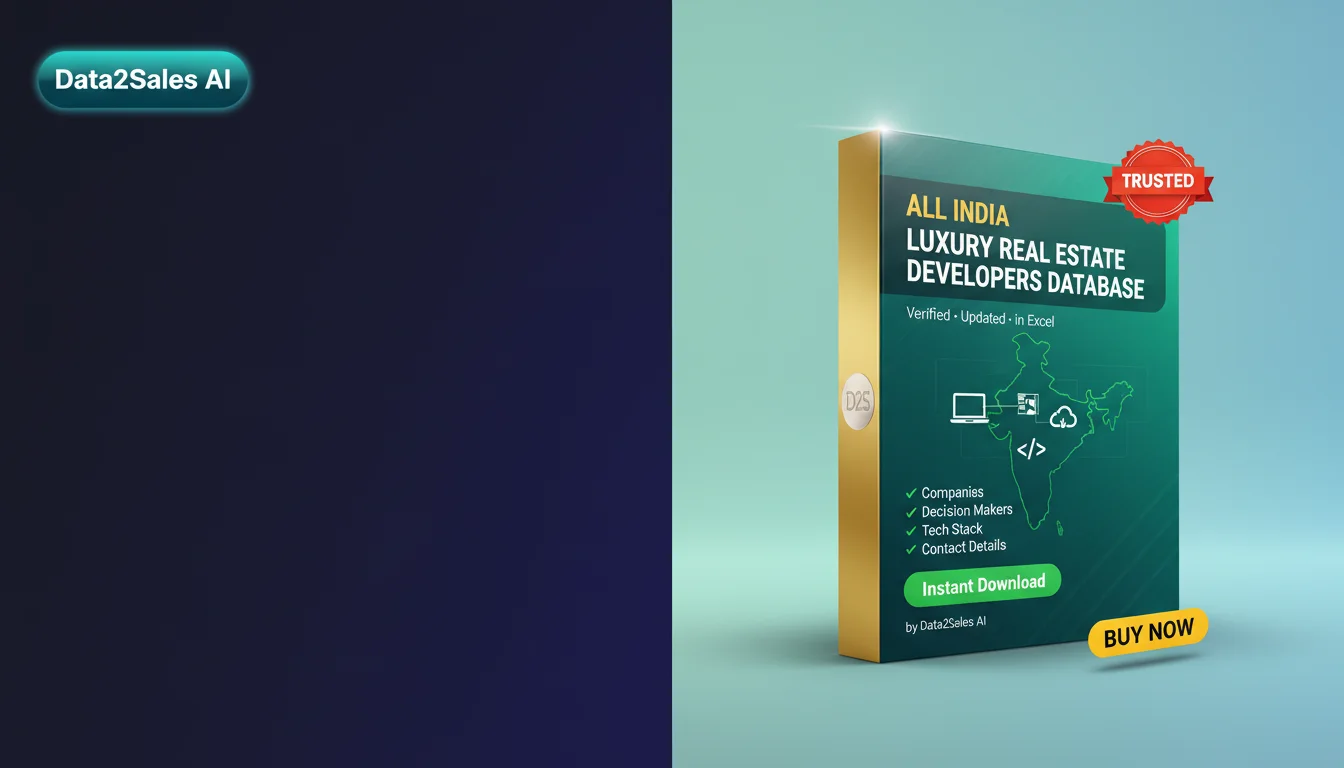 Luxury Real Estate Developers Leads in Tamil Nadu, India — Verified…