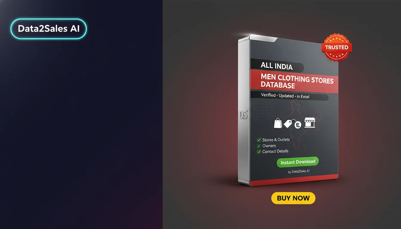 Men Clothing Stores Leads in Assam, India — Verified B2B Database