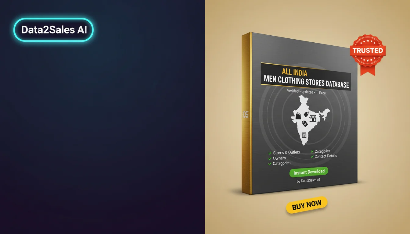 Men Clothing Stores Leads in Bihar, India — Verified B2B Database