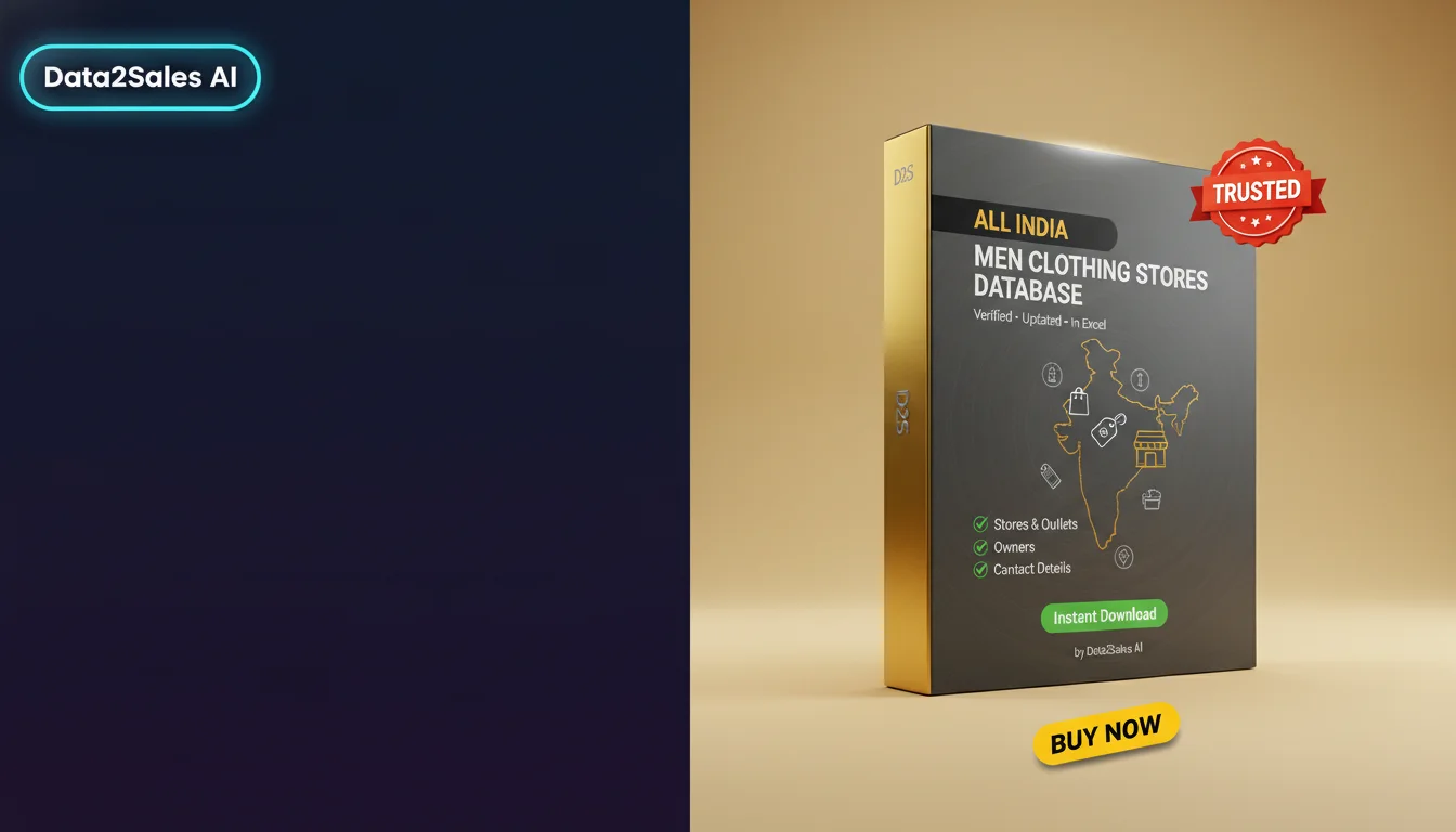 Men Clothing Stores Leads in Jharkhand, India — Verified B2B Databas…