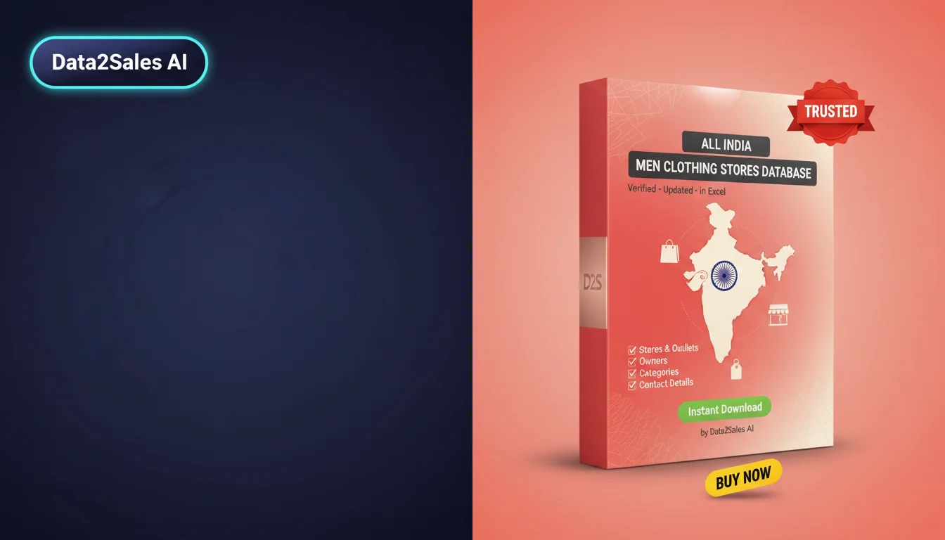 Men Clothing Stores Leads in Maharashtra, India — Verified B2B Datab…