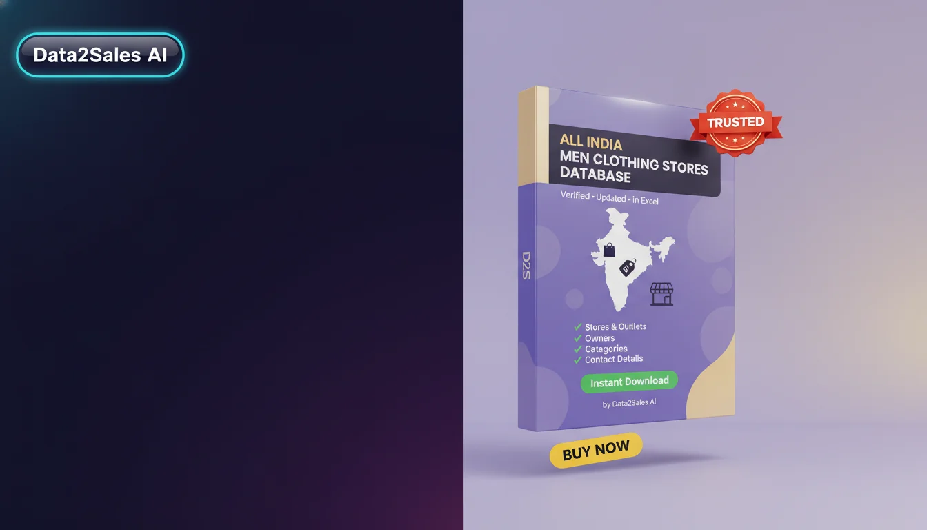 Men Clothing Stores Leads in Odisha, India — Verified B2B Database