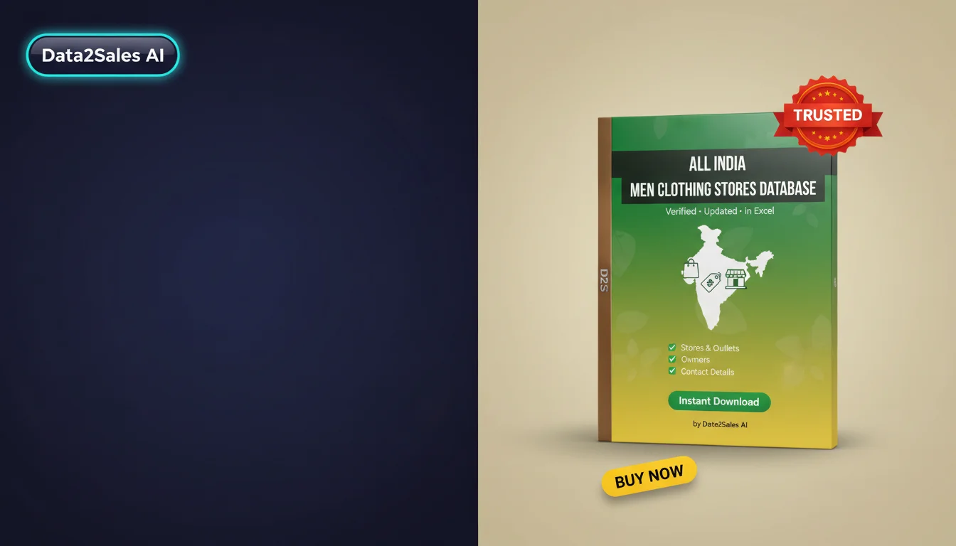 Men Clothing Stores Leads in Rajasthan, India — Verified B2B Databas…