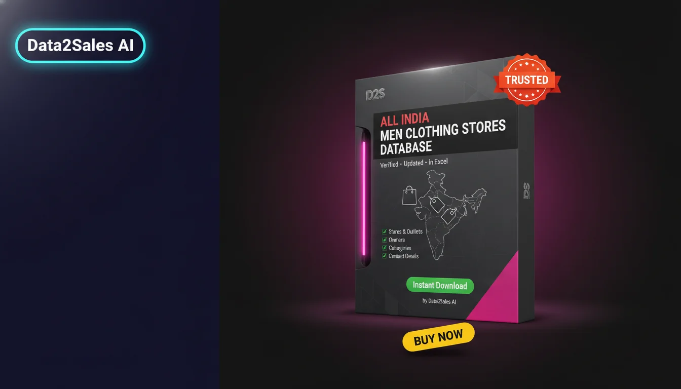 Men Clothing Stores Leads in Tamil Nadu, India — Verified B2B Databa…