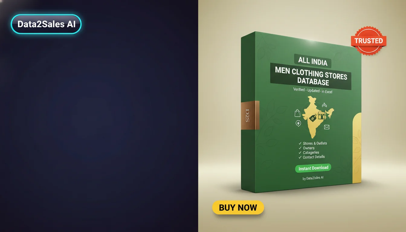 Men Clothing Stores Leads in Telangana, India — Verified B2B Databas…