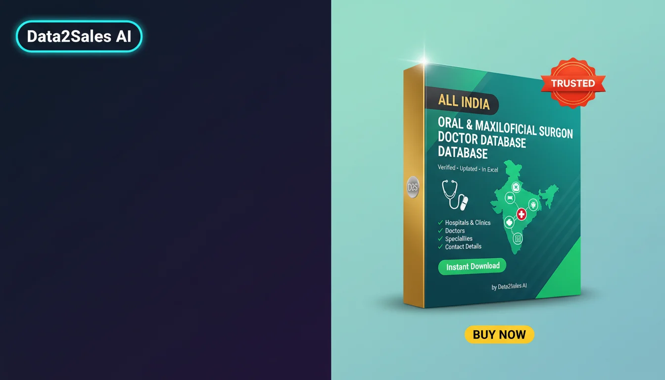 Oral & Maxillofacial Surgeon Doctor Database Leads in Maharashtra, I…