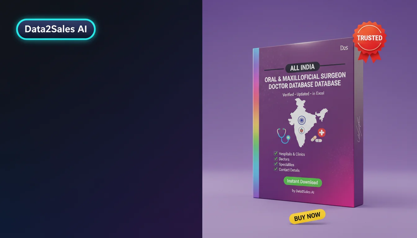 Oral & Maxillofacial Surgeon Doctor Database Leads in Rajasthan, Ind…