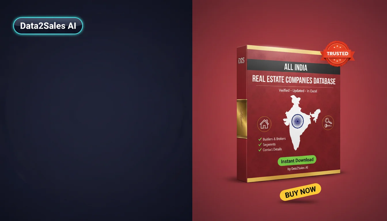 Real Estate Companies Leads in Tamil Nadu, India — Verified B2B Data…