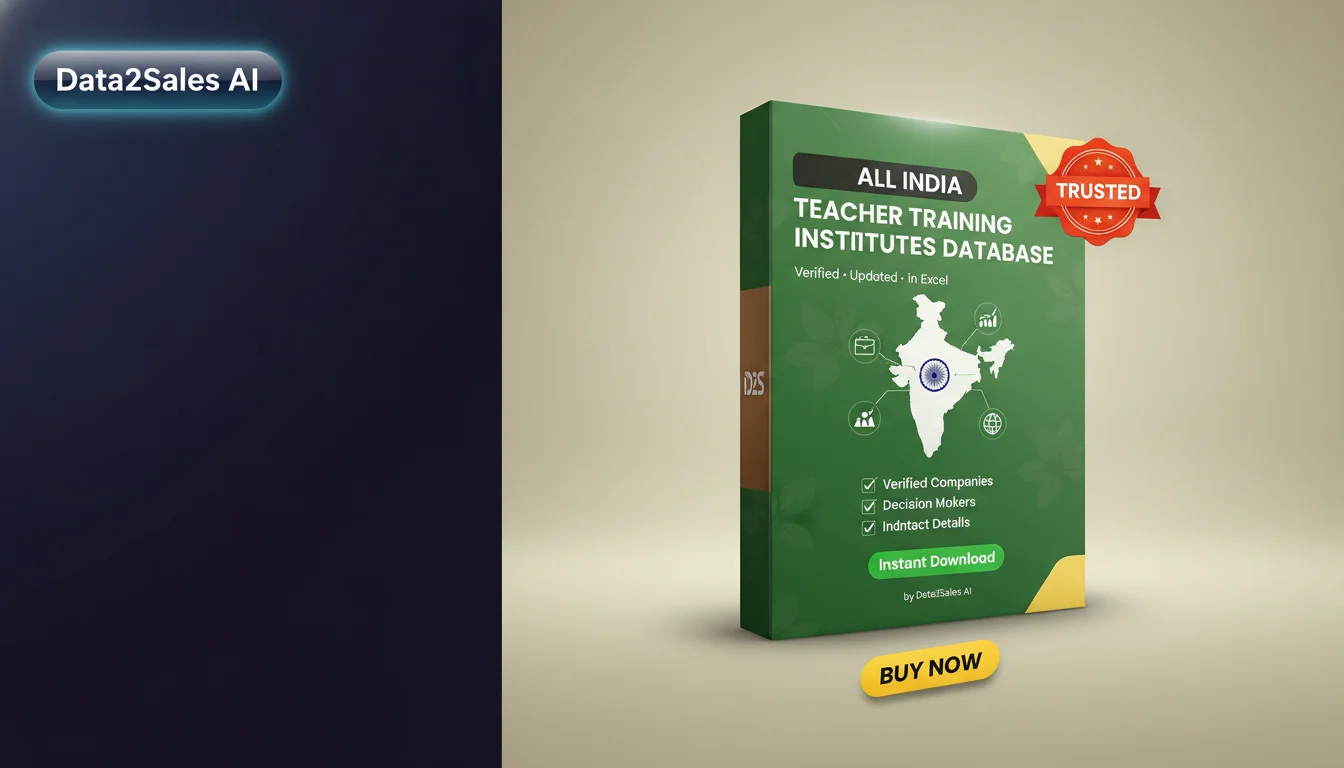 Teacher Training Institutes Leads in Delhi, India — Verified B2B Dat…
