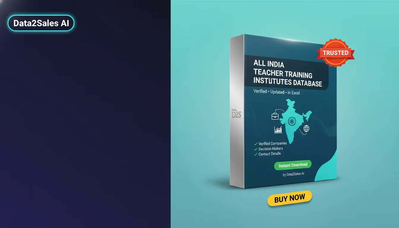 Teacher Training Institutes Leads in Tamil Nadu, India — Verified B2…