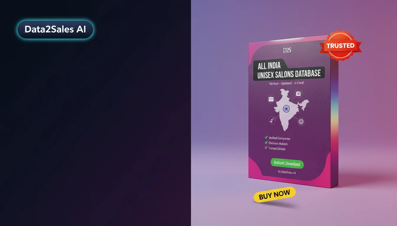 Unisex Salons Leads in Delhi, India — Verified B2B Database
