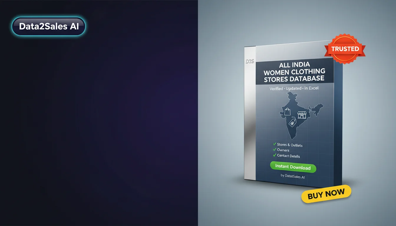 Women Clothing Stores Leads in Gujarat, India — Verified B2B Databas…