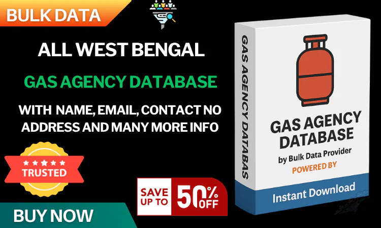 All West Bengal Gas Agency Database – Verified & Updated Contact Directory in Excel