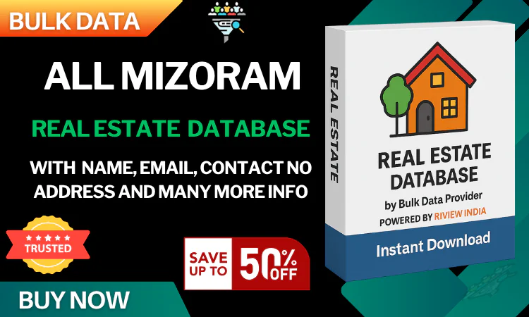 All Mizoram Real Estate Database – Verified & Updated Contact Directory in Excel