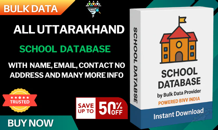 All Uttarakhand School Database – Verified & Updated Contact Directory in Excel
