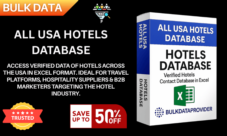 All USA Hotels Database – Verified Hospitality Business Leads in Excel