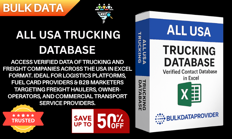 All USA Trucking Database – Verified Logistics Carrier Leads in Excel