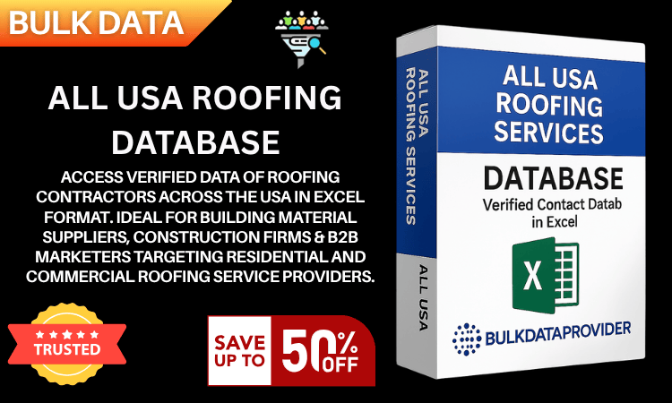 All USA Roofing Database – Verified Contractor Leads in Excel