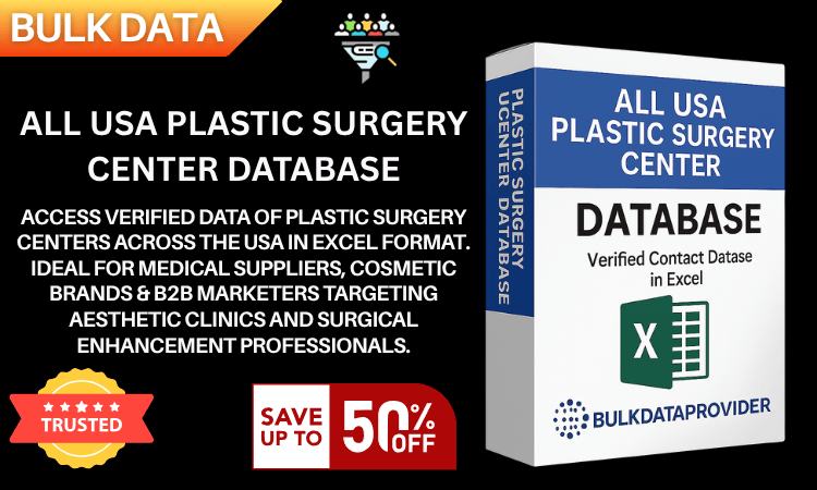 All USA Plastic Surgery Center Database – Verified Healthcare Leads in Excel