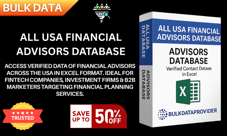 All USA Financial Advisors Database – Verified Professional Leads in Excel