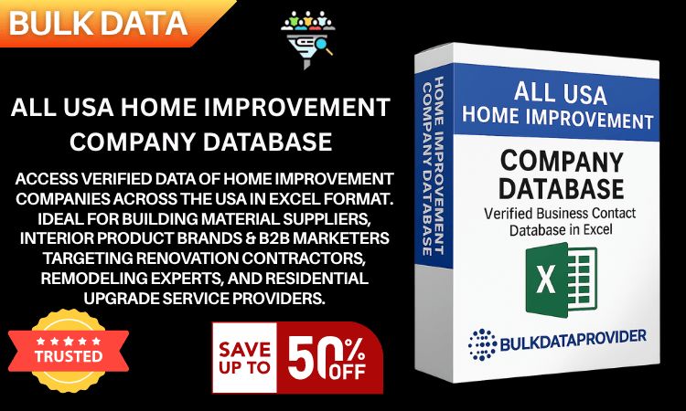 All USA Home Improvement Company Database – Verified Renovation Contractor Leads in Excel