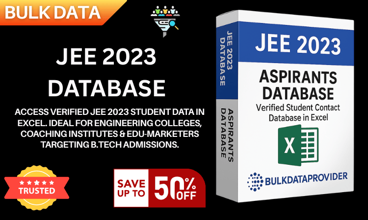 Buy JEE 2023 Students Database – Verified Engineering Aspirant Leads in Excel