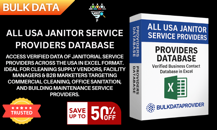 All USA Janitor Service Providers Database – Verified Cleaning Contractor Leads in Excel